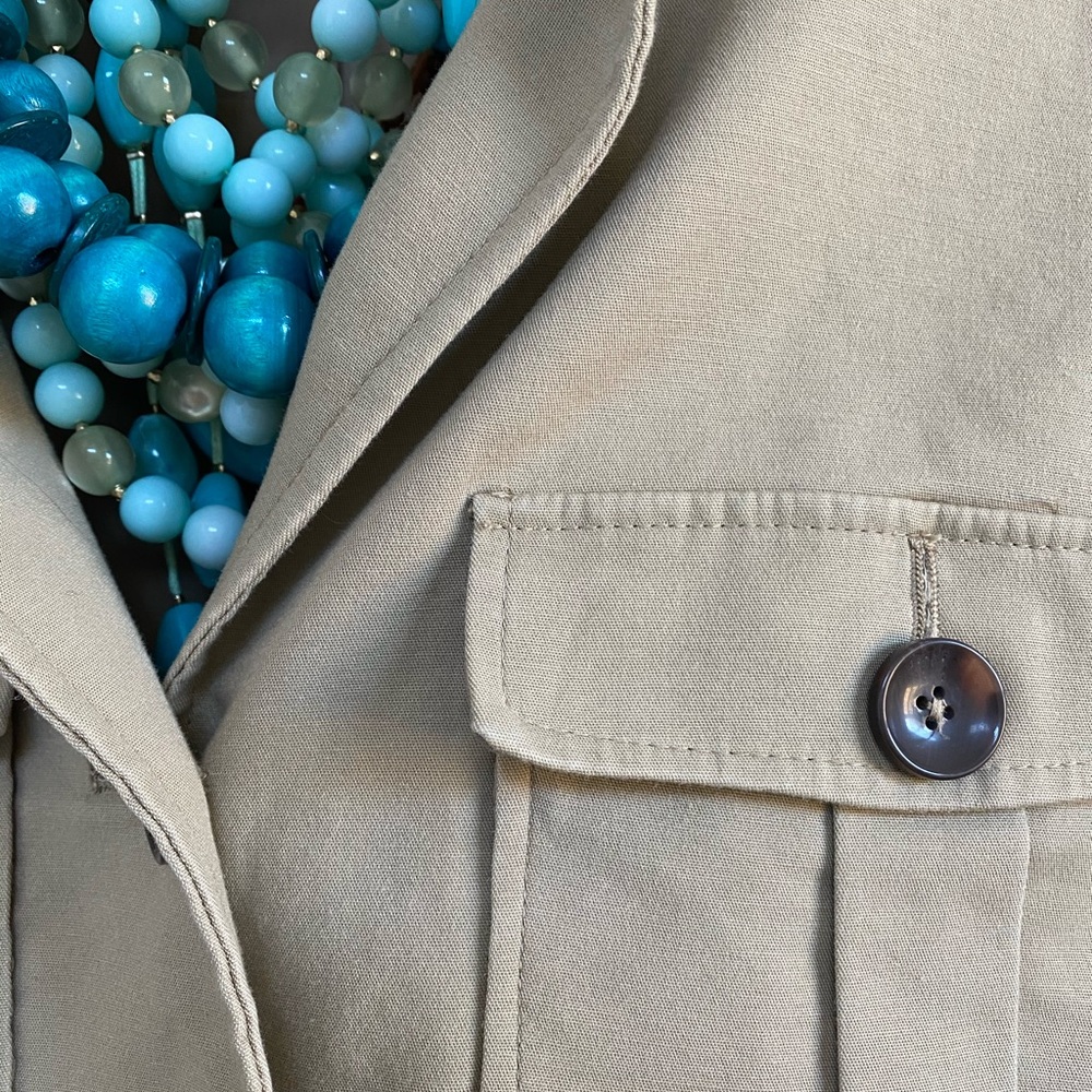 Worthington Khaki Utility Blazer